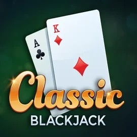 Classic Blackjack online game logo by Red Tiger Gaming on berriezcasinos-fi.com