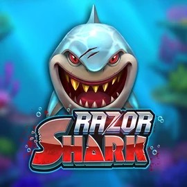 Razor Shark slot logo by Push Gaming at Berriez CasinoRazor Shark